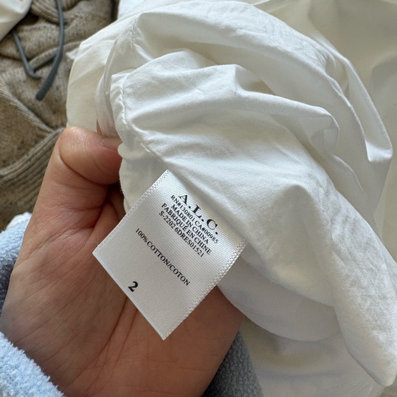 A.L.C. White Midi Knot Cutout Dress - Picture 10 of 11